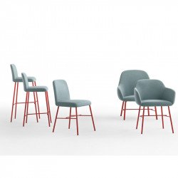 Myra 654 magas fémvázas kárpitozott bárszék