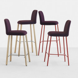 Myra 654 magas fémvázas kárpitozott bárszék