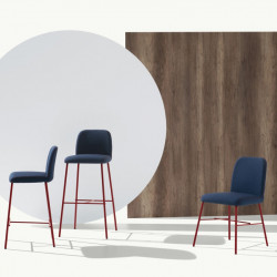 Myra 654 magas fémvázas kárpitozott bárszék