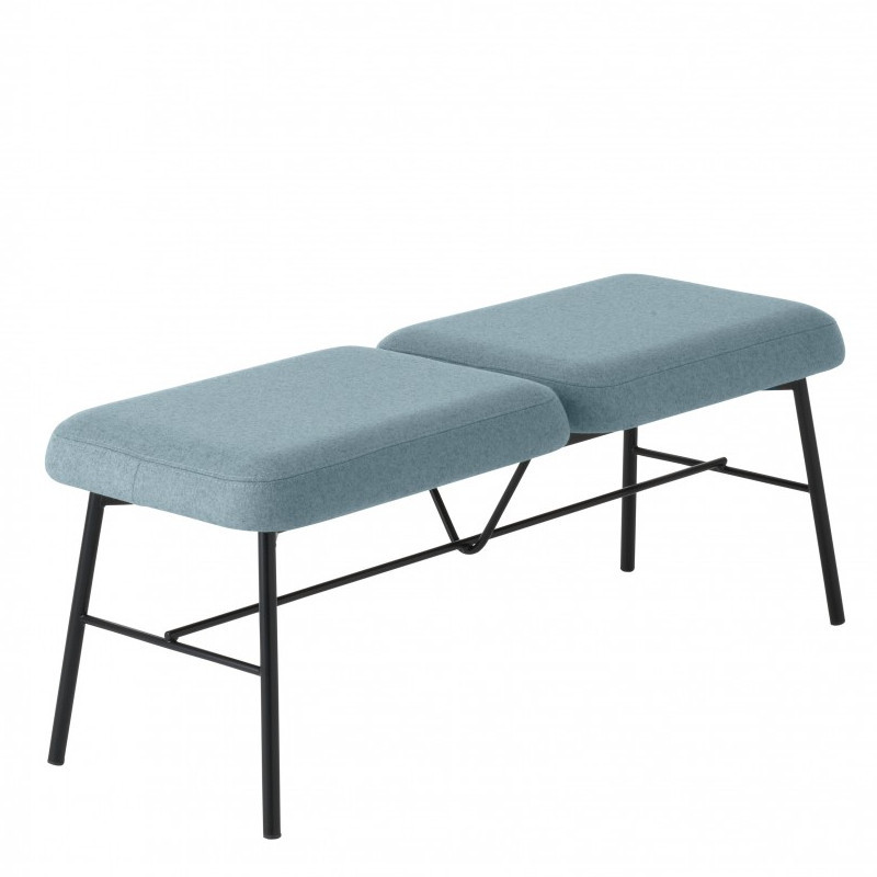 Myra 668 fémvázas kétszemélyes pad
