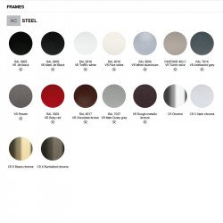 Uni 551M kárpitozott polipropilén vázas karosszék