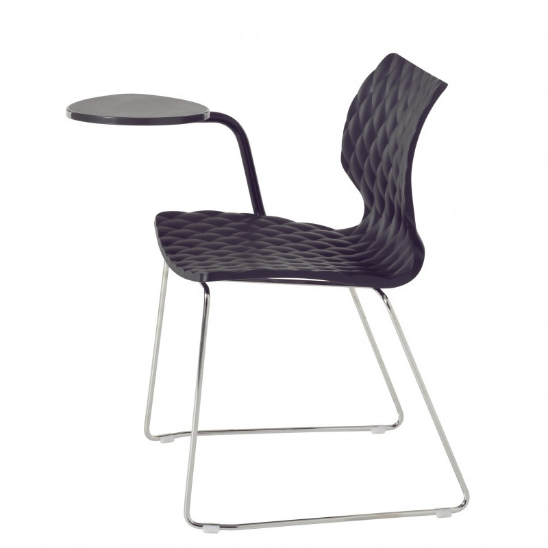 Uni 552T kárpitozott polipropilén vázas szánkótalpas szék kisasztallal