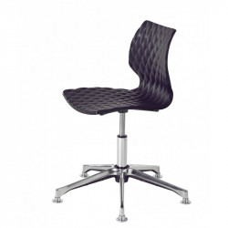 Uni 558-DP polipropilén vázas szék csillag alakú fém lábbal