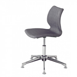 Uni 558M-DP kárpitozott polipropilén vázas szék csillag alakú fém lábbal