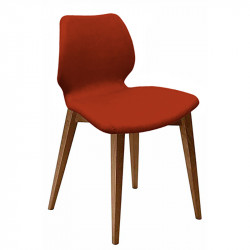 Uni 562M kárpitozott fa lábú polipropilén vázas szék 03 Műanyag székek 0 METALMOBIL