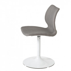 Uni 603M kárpitozott egylábú polipropilén vázas szék