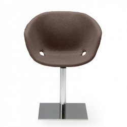 Uni-ka 598M kárpitozott egylábú karfás szék 05 Műanyag karosszékek 0 METALMOBIL