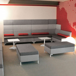 Abaco 756 kárpitozott fali panel elem 120cm kétszemélyes elemhez