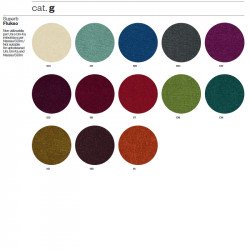 Abaco 756 kárpitozott fali panel elem 120cm kétszemélyes elemhez