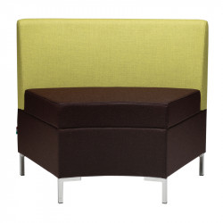 Abaco 759 kárpitozott ívelt modul háttámlával - záró elem 06 Vendéglátás 0 METALMOBIL