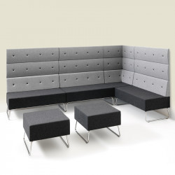 Abaco 818 plusz kárpitozott fali panel elem 120cm kétszemélyes elemhez