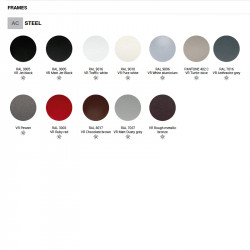 Uni 220 háromszemélyes pad két háttámlás üléssel