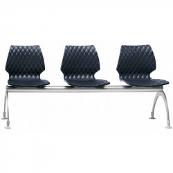 Uni 221 háromszemélyes pad háttámlás ülésekkel