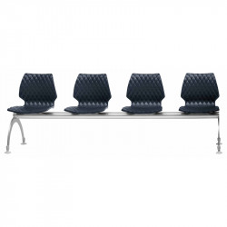 Uni 223 négyszemélyes pad háttámlás ülésekkel