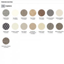 Uni 391M kárpitozott szánkótalpas fém polipropilén vázas bárszék háttámlával