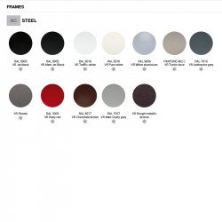 Uni 544 polipropilén vázas keretes szánkótalpas szék