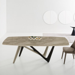 Esse 545 üvegasztal 240x120cm kerámia lappal