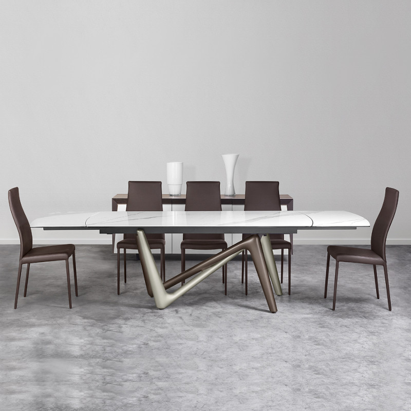 Esse 543 Bõvíthetõ üvegasztal 200-294x100cm