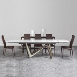 Esse 543 Bõvíthetõ üvegasztal 200-294x100cm