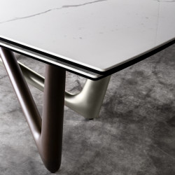 Esse 543 Bõvíthetõ üvegasztal 200-294x100cm