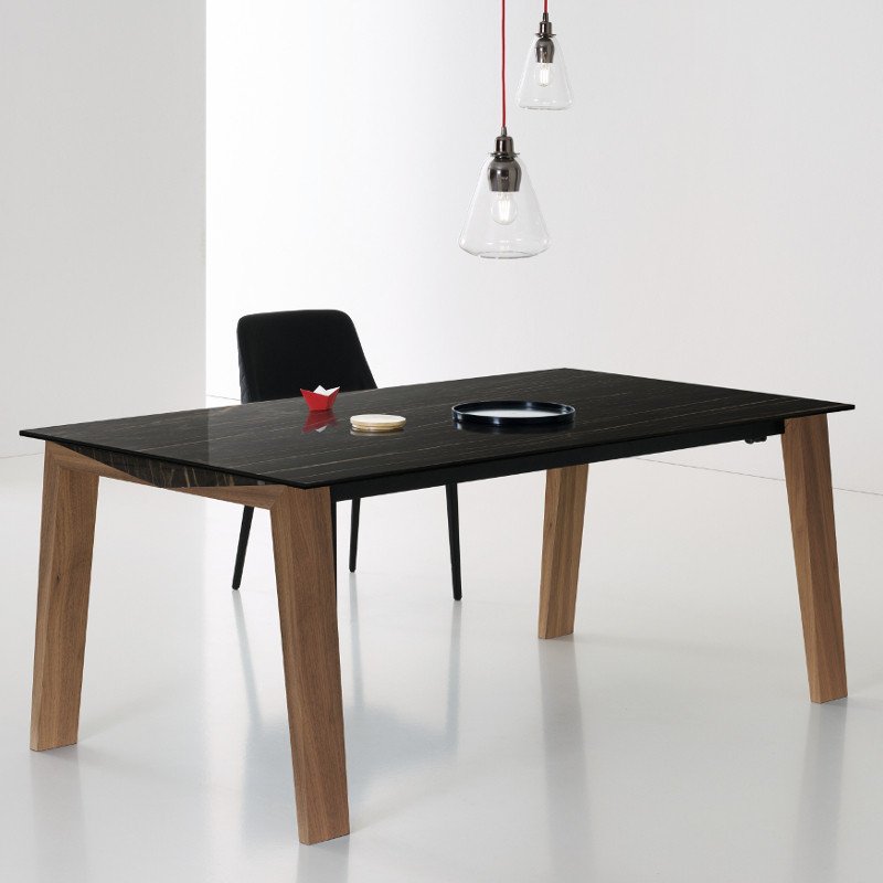 Top 386 Bõvíthetõ üvegasztal 180-240x100cm kerámia lappal