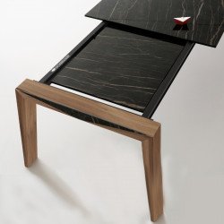 Top 386 Bõvíthetõ üvegasztal 180-240x100cm kerámia lappal