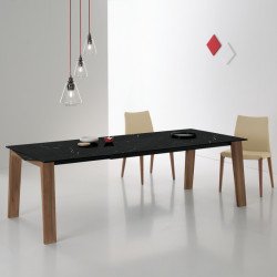 Top 386 Bõvíthetõ üvegasztal 180-240x100cm kerámia lappal