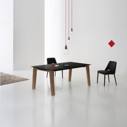 Top 386 Bõvíthetõ üvegasztal 180-240x100cm kerámia lappal