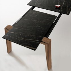 Top 386 Bõvíthetõ diófa furnér asztal 180-240x100cm