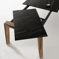 Top 386 Bõvíthetõ diófa furnér asztal 180-240x100cm