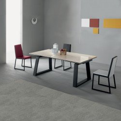 Mango 370 Fenix Bõvíthetõ üvegasztal 200-300x100cm Fenix NTM lappal