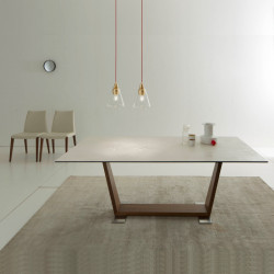 Oblique 552 Fix üvegasztal 200x100cm 02 Bővíthető étkezőasztal 0 COMPAR