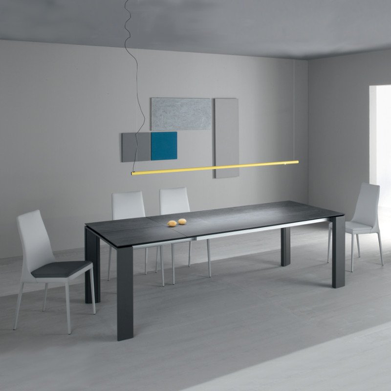 Keram 200 Bõvíthetõ asztal 200-280x100cm kerámia lappal