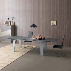 Frau 210 Bõvíthetõ üvegasztal 210-310x100cm