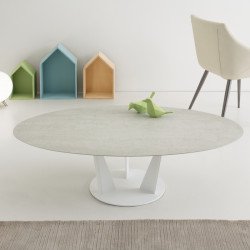 Birdy Oval 465 elliptikus dohányzóasztal 70x120cm