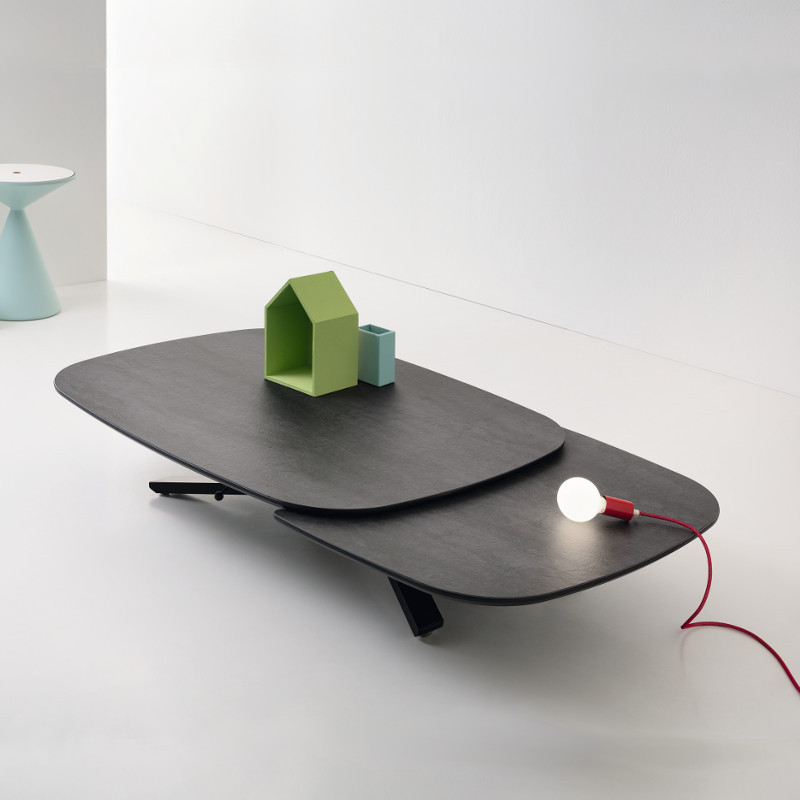 Play 466 elliptikus átalakítható-bõvíthetõ asztal keramia lappal