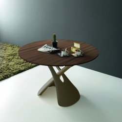 Paris 484 átalakítható-bővíthető asztal Canaletto dió fafurnér lappal