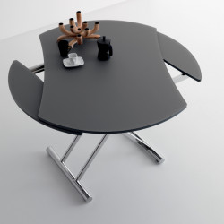 Simple Round 464 átalakítható-bõvíthetõ asztal kerámia lappal