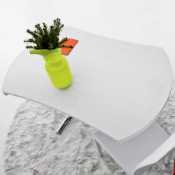 Simple Round 464 átalakítható-bõvíthetõ asztal kerámia lappal