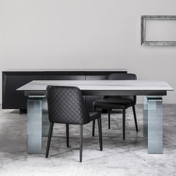 Polly 293 fém vázas szék mûbõr kárpittal