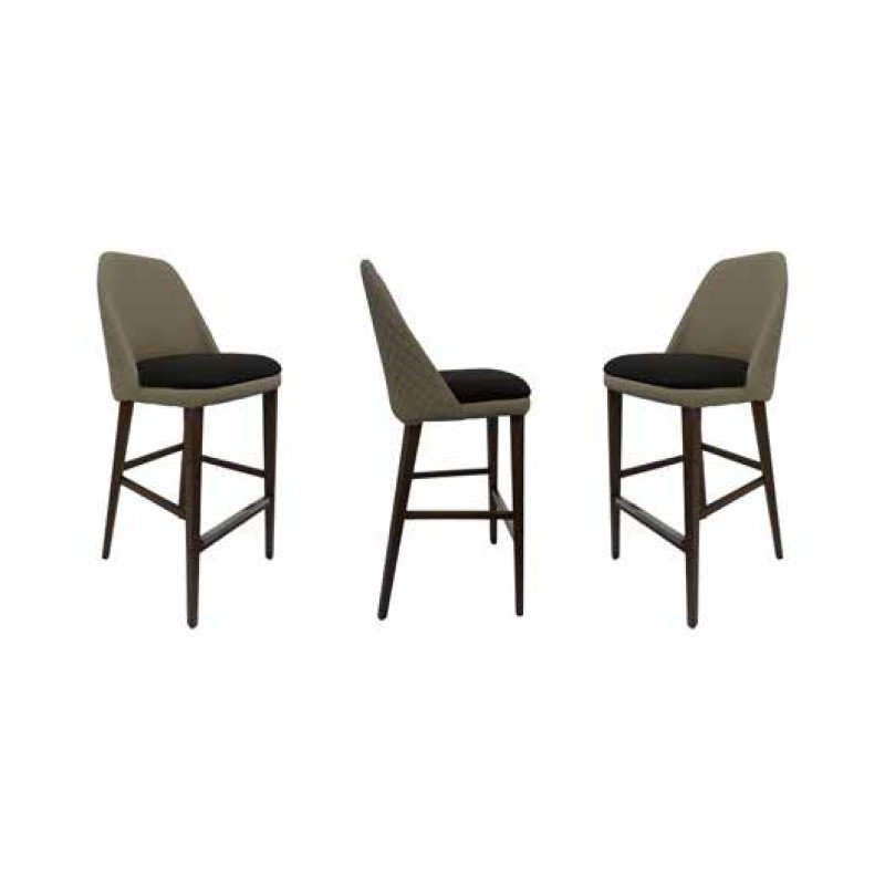 Polly Wood 322 fa vázas bárszék Karina szövettel