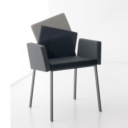 Karina 644 fém vázas karosszék szövet kárpittal 05 Fémvázas karosszékek 0 COMPAR