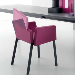 Karina 644 fém vázas karosszék szövet kárpittal