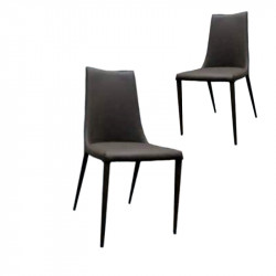 Nina 252 fém vázas szék valódi bõr kárpittal 03 Fémvázas étkezőszékek 0 COMPAR