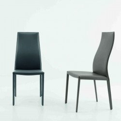 Marilyn 652 fém vázas szék újrahasznosított bõr kárpittal