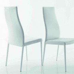 Marilyn 654 fém vázas szék mûbõr kárpittal