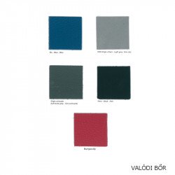 Metric 628 fém vázas szék valódi bõr kárpittal