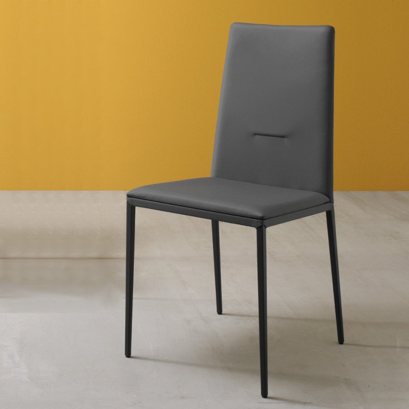 Cherie 602 fém vázas szék valódi bõr kárpittal