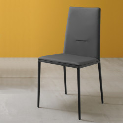 Cherie 602 fém vázas szék valódi bõr kárpittal 03 Fémvázas étkezőszékek 0 COMPAR