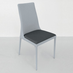 Clery 659 fém vázas szék valódi bõr kárpittal 03 Fémvázas étkezőszékek 0 COMPAR